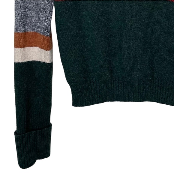 Genuine People Striped Colorblock Sweater Small - Picture 3 of 15